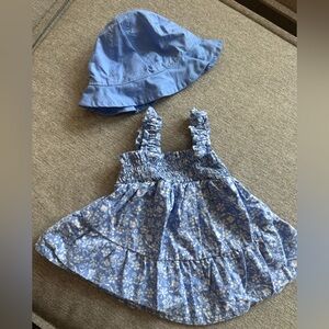 Carter's Blue Floral Kids Matching Set
